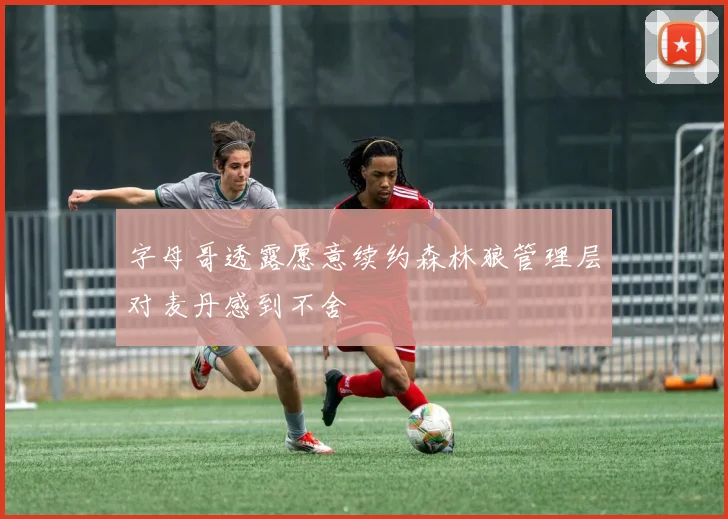 字母哥透露愿意续约森林狼管理层对麦丹感到不舍
