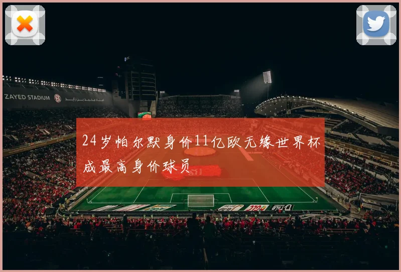 24岁帕尔默身价11亿欧无缘世界杯成最高身价球员